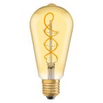 Ledvance Vintage 1906 LED E27 Birne Gold 4W 300lm - 820 | Ersatz für 25W