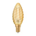 Ledvance Vintage 1906 LED E14 Kerze Gold 1.5W 120lm - 824  | Ersatz Für 12W