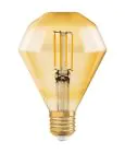 Osram Vintage 1906 LED E27 Birne Fadenlampe Gold 4.5W 420lm - 825  | Ersatz für 40W