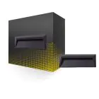 Wandleuchte Chester PC Anthrazit 2W 100lm - 840 Kaltweiß 