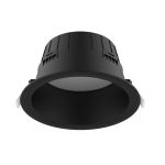 Spot Encastrable LED Profond Encastré Noir 9W 900lm - 827-840 CCT | 146mm - Diamètre 120mm