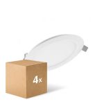 Lot 4x Ledvance Spot Encastrable LED Ronde DN155 12W 1020lm 120D - 830  | 169mm 