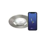 Nordlux Don Smart Spot LED Brushed Nickel 4.7W 320lm 60D - 822-865 Accordable Blanc + RGB | 85mm - IP65