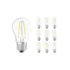 Lot 10x Osram Parathom Retrofit Classic LED E27 Boule Filament Claire 1.5W 136lm - 827  | Remplacement 15W