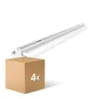 Lot 4x Réglette Réflecteur V2 LED T8 | Convient pour 2x 150cm Tube LED