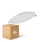 Lot 4x Ledvance Spot Encastrable LED Ronde DN210 18W 1530lm 120D - 840  | 225mm