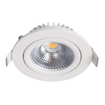 LED inclinable Spot Blanc Ronde 6W 520lm 60D - 927 | 85mm - IP54 - Dimmable - Meilleur rendu de couleur